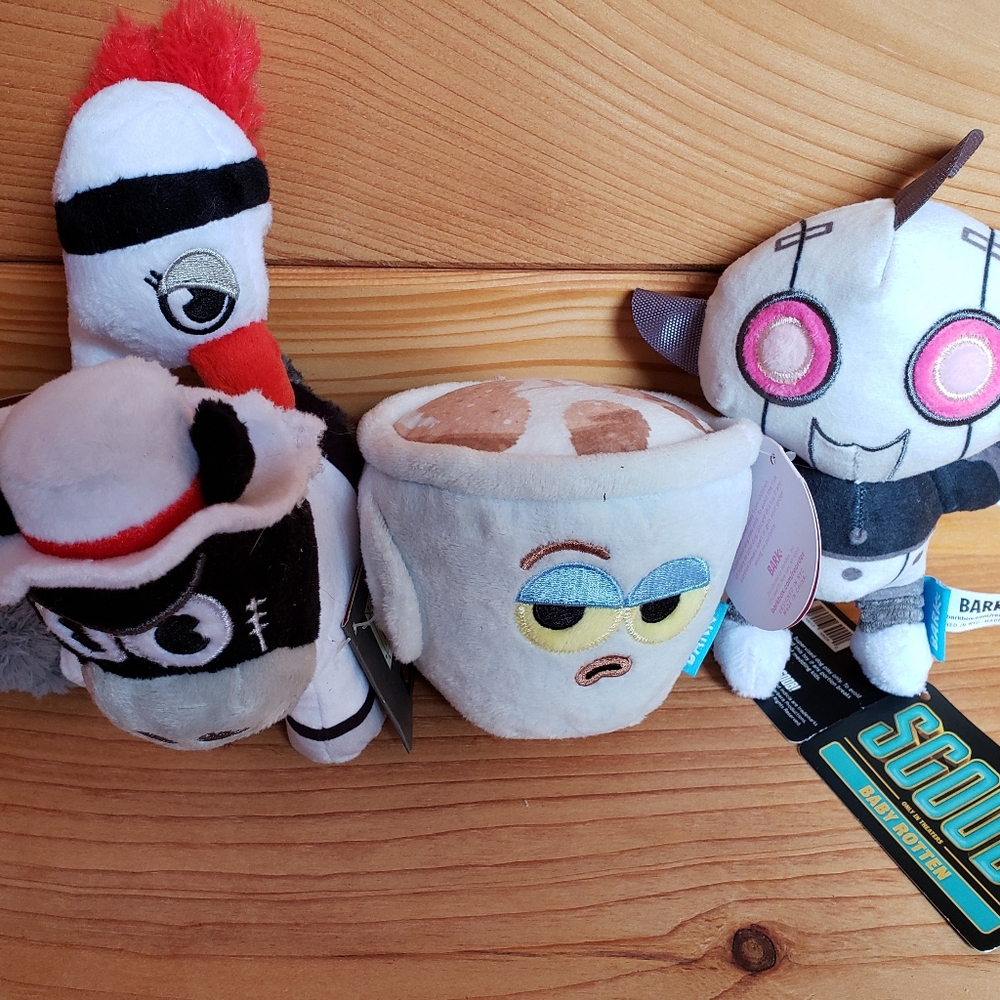 4 Bark Box Soft Toys